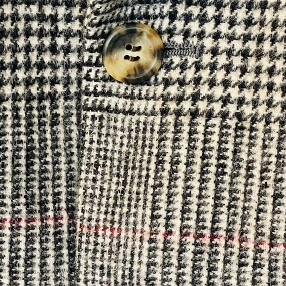 Vintage 90's Brooks Brothers USA Made Ivy Style Glen Plaid Blazer Camel Hair 42R - Picture 6 of 13